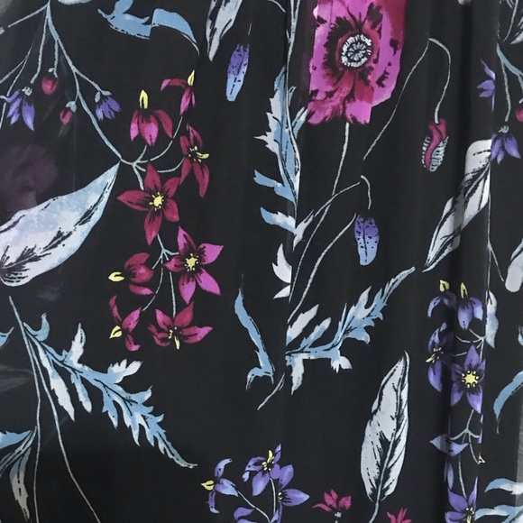 Black Floral Dress - Picture 3 of 6